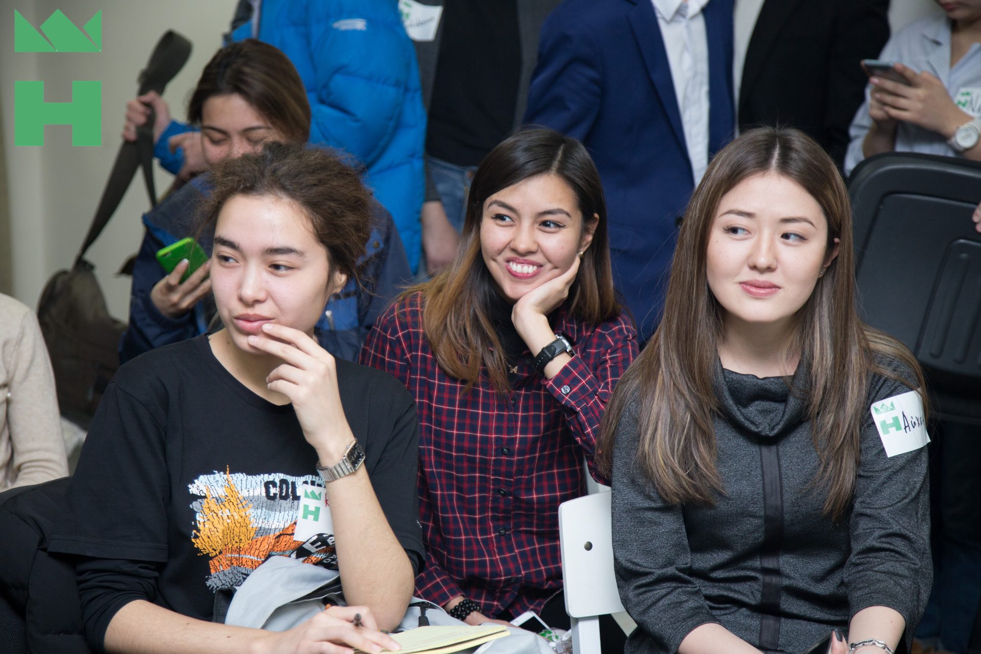 Participants at a KG Labs Foundation event in Bishkek, Kyrgyzstan.
