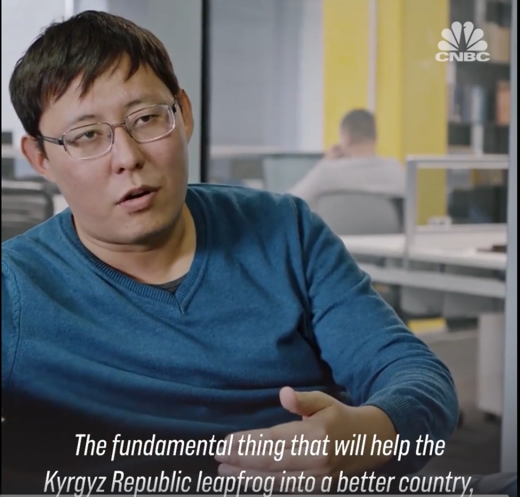 CNBC Aziz Soltobaev KG Labs