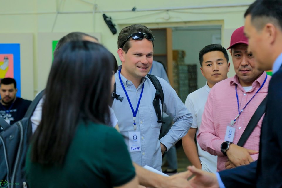Participants at the E-commerce and FinTech Hackathon 2019 in Bishkek, Kyrgyzstan