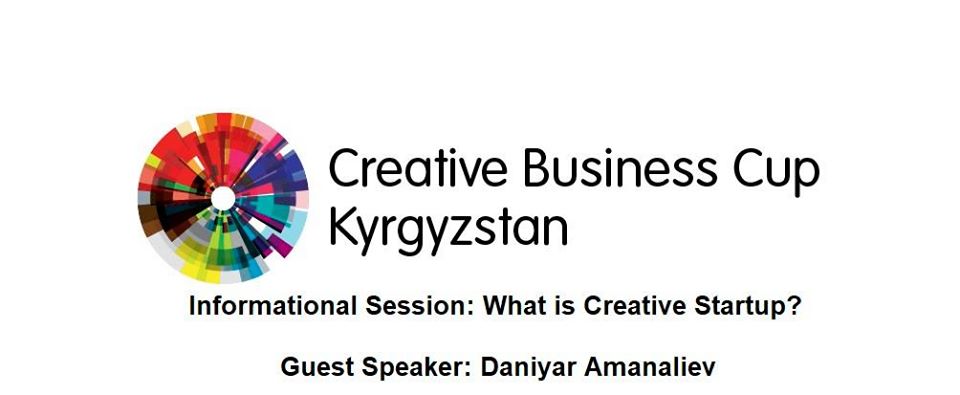 Creative Startup Kyrgyzstan announcement