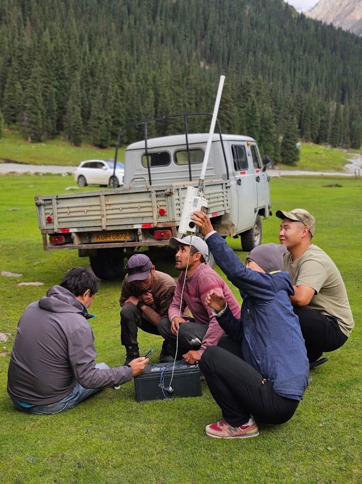 Discussing the value of communication and the meaning of the climate data with the people who will live alongside the new infrastructure. Apprenticeship and consent are part of the install.