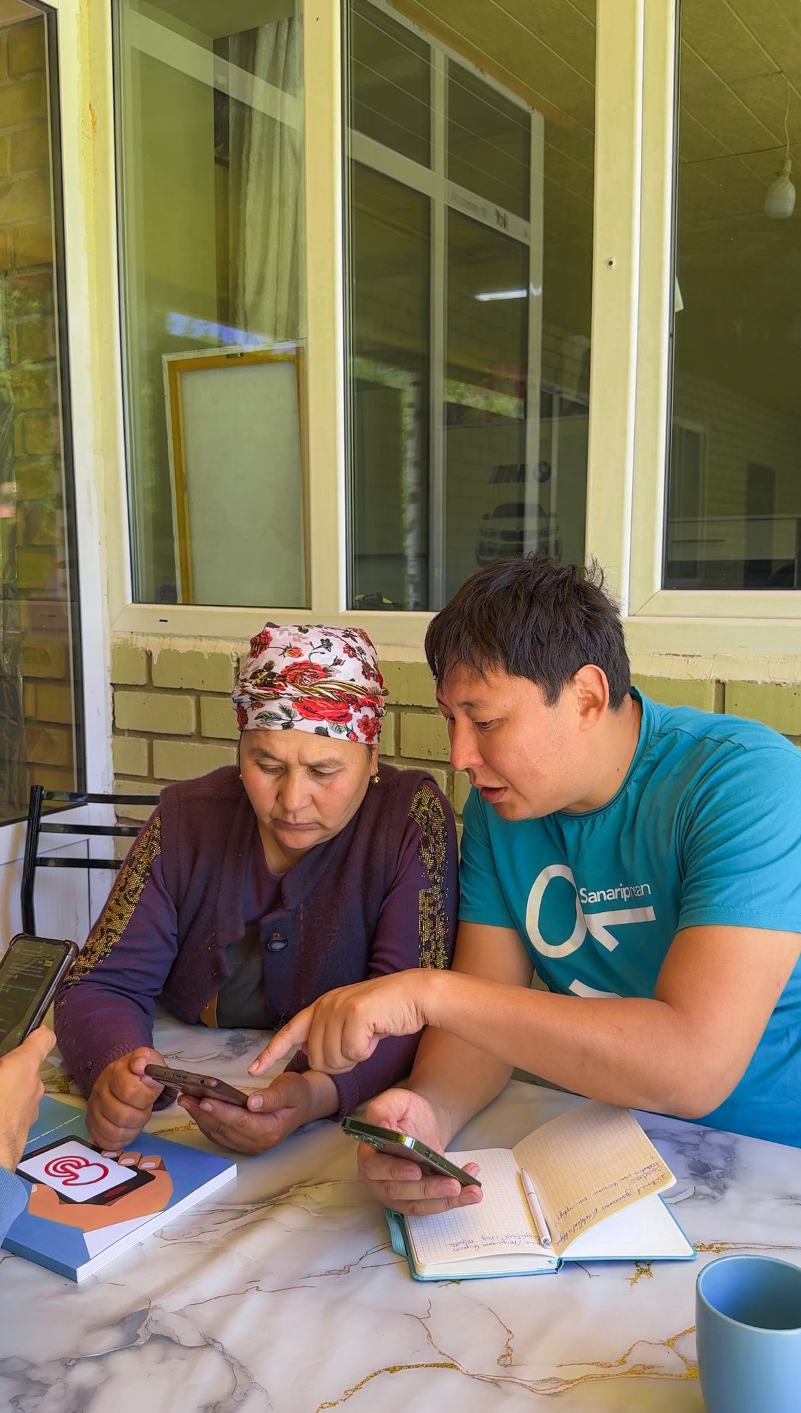 On-site in Sary-Chelek. The training spent hours per beneficiary on what looks small from outside: where the photos go, what the listing description has to say, how to respond when the first inquiry comes in within minutes.