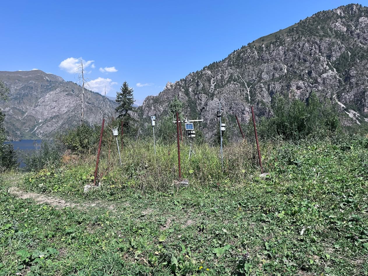 Sary-Chelek is a high lake-and-forest biosphere reserve in Aksy district, Jalal-Abad oblast. The new sensor pack sits within the area that the previous station covered.